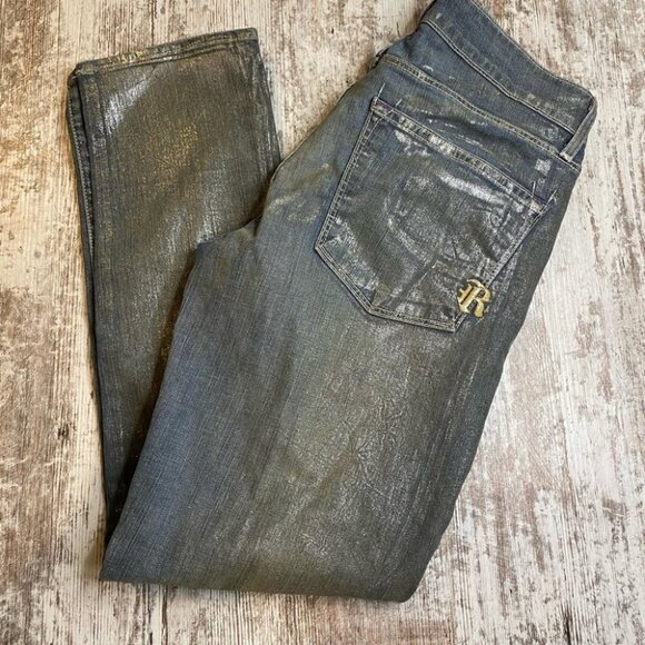 Rich & Skinny Denim - Rich & Skinny Coated Stretch Skinny Jeans
